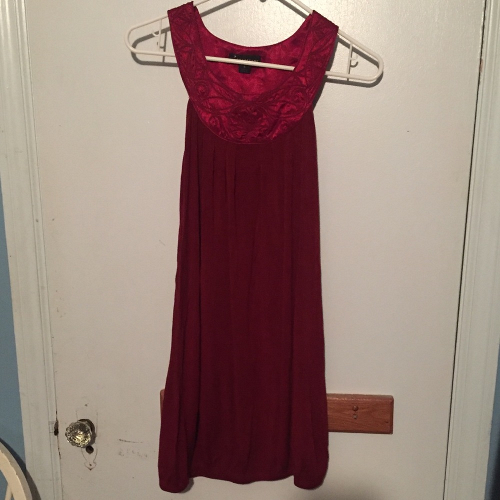Twentyone Red Wine Colored Dress